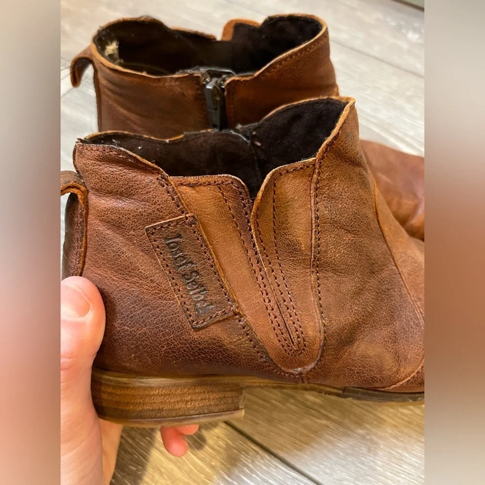 JOSEF SEIBEL Women's SIENNA 45 Ankle Boots Brown Size 39 / 8-8.5